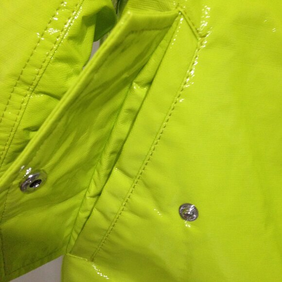Donated| *****New lightweight jacket, neon full front zipper side pockets puffer - Picture 4 of 16